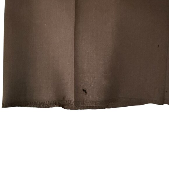 Paul Fredrick Mens Pants 31-R Brown  Worsted Wool Pants New Unhemmed - Picture 13 of 16